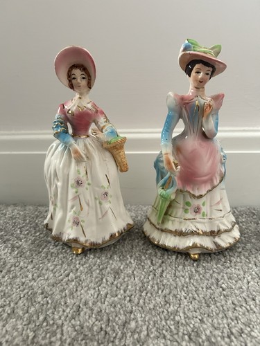 Pair vintage porcelain - pair,