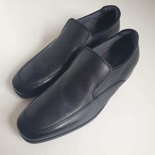 Boys college black leather - black,