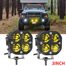 2X 3"Inch Yellow LED Work