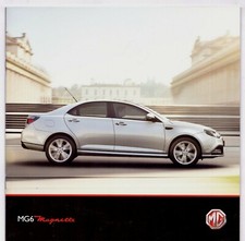 MG MG6 Magnette Saloon 2011-12 UK Market Sales Brochure 1.8T S SE TSE