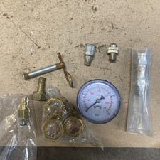 Pressure Gauge For Fuel Oil Liquid Water 0-20bar/0-290psi By Camet + fittings  