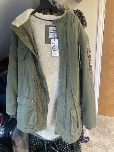 Lambretta men green parka - lambretta, men’s