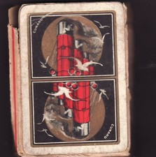 Cunard Line Playing Card Box (no cards) Mauritania Funnels c1920