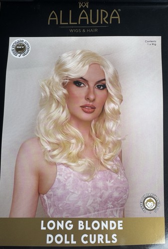 Long blonde doll - blonde, curls