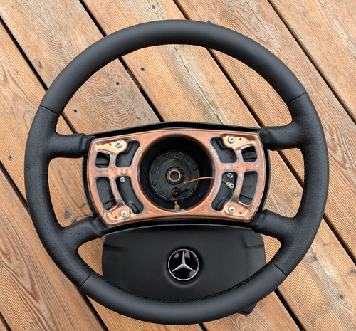 New leather mercedes - new, steering