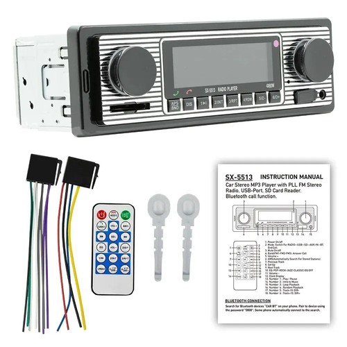 Bluetooth car radio - car, vintage