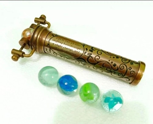 Vintage brass kaleidoscope - vintage,
