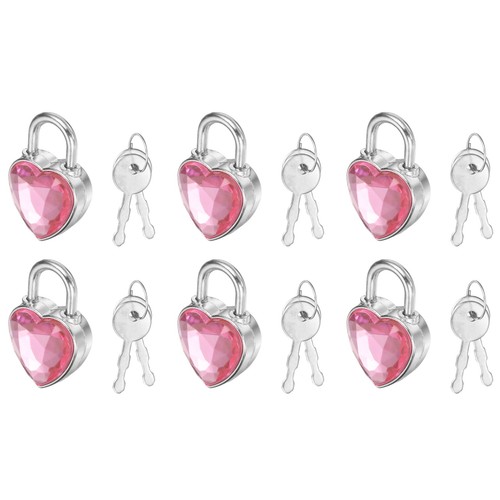 6pcs mini diary padlock small - 6pcs, padlock,
