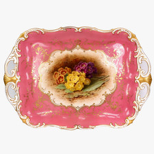 Coalport Pink Plate Chivers