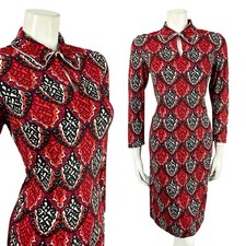 VTG 60S 70S BLACK WHITE RED