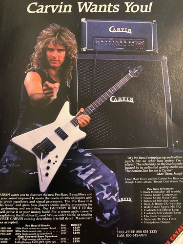 Carvin guitars matt - matt, thorr