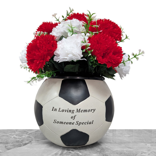Artificial grave pot - artificial, flowers