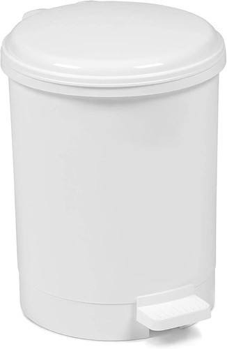 White waste bin - white, removable