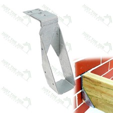 Single Piece Masonry Hangers - Galvanised - 100-225mm x 47mm Joist Hangers Steel