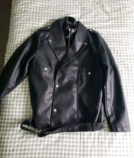 PLT Leather Biker Jacket Size Small
