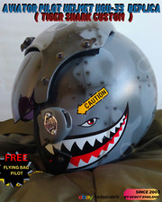 AVIATOR FIGHTER PILOT HELMET