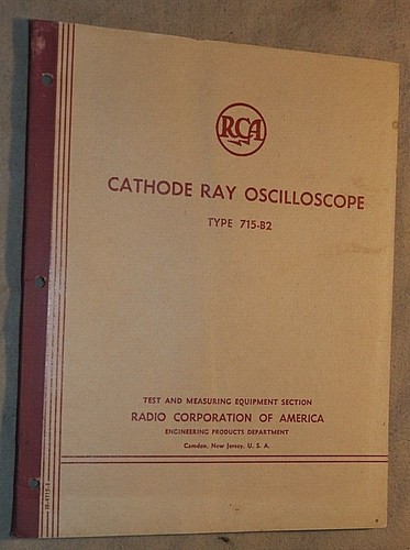 Rca cathode ray oscilloscope - cathode,