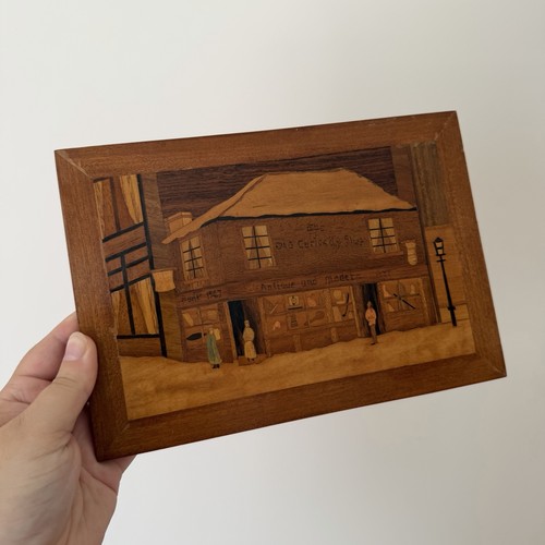 Vintage marquetry art italian - art,