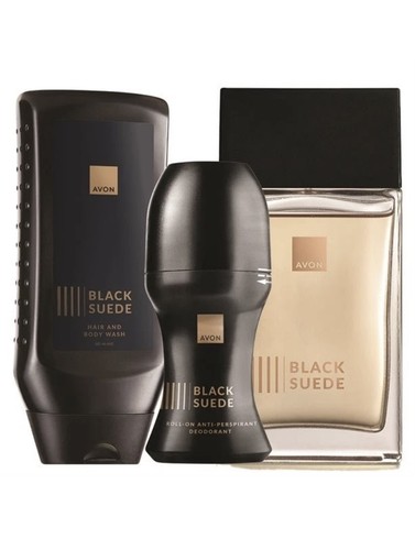 Avon black suede edt - black,