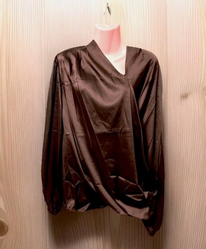 Ladies zanzea black silky - black, wrap