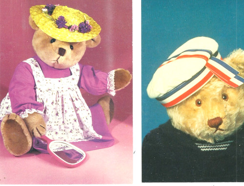 Teddy bears postcards - 2,
