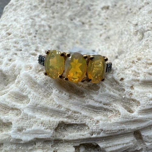 Ethiopian opal blue - ethiopian, diamond