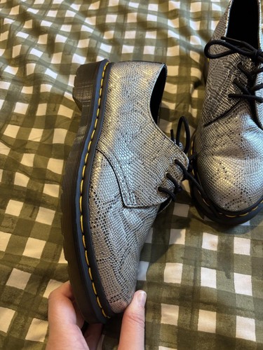 Martens silver faux - martens,