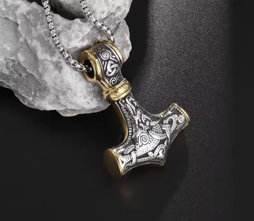 Men necklace thor - necklace, hammer