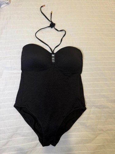 Debenhams black one piece - black,