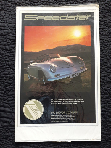 Rare tpc porsche 356 - rare,