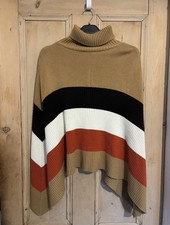 Stunning Brown Poncho. Size