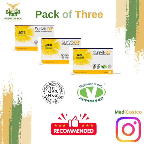 Sunvit vitamin d3 - d3, 400iu