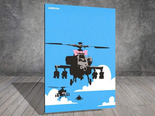 Banksy happy choppers - banksy,