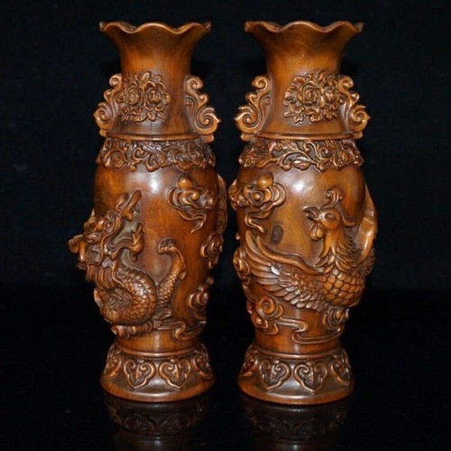 Vintage boxwood chinese - 7.2",