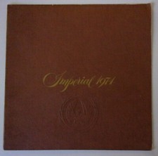 IMPERIAL LE BARON orig 1974 USA Mkt Large Format Sales Brochure