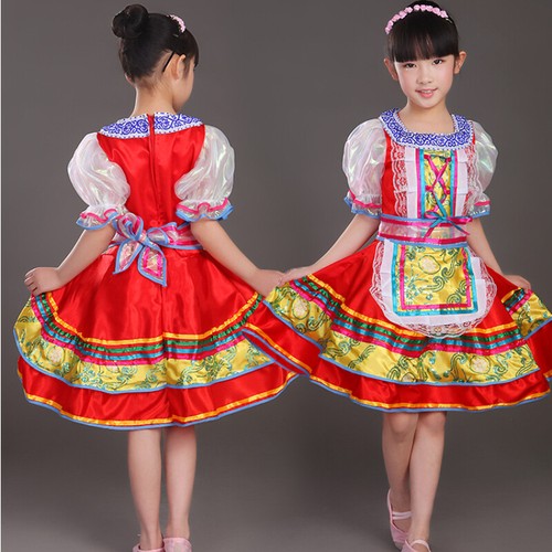 Girl folk dress costume - folk,