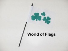 SHAMROCK FLAG 6" x 4" SMALL