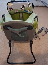 LittleLife Discoverer Child Carrier Backpack Green with zoo animals