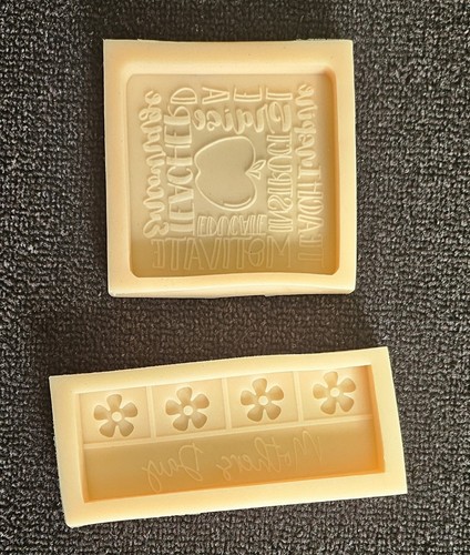 Silicone wax melt molds - 2x,