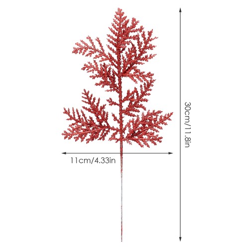 Silver artificial pine - silver,