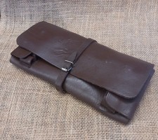 Leather Cartridge Pouch Shooting Ammo Bag Shotgun Cartridge Storage Bag Case