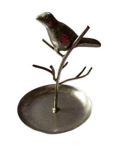 Metal bird tree jewellery - metal,