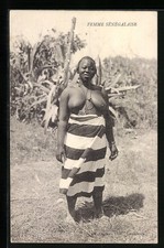 Old postcard Senegal