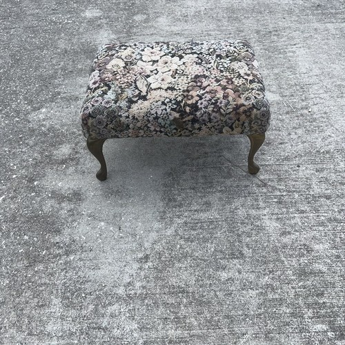 Vintage upholstered foot - vintage,