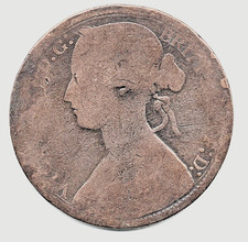 1865  VICTORIAN Penny.