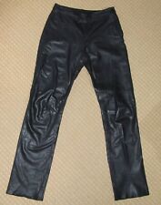 HEIN GERICKE Leather Jeans trousers Ladies 30" waist 34" leg