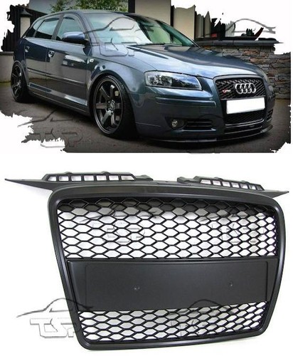 Front black grill - black, for