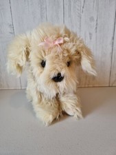 Tesco Dog Soft Toy Pink Collar