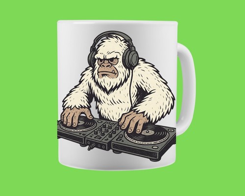 Coffee mug yeti cup - dj,