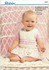 Knitting pattern baby/reborn crossover waistcoat in double knitting